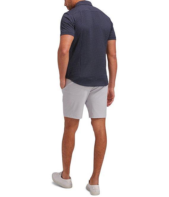 Mizzen+Main Halyard No-Tuck Dot Print Performance Stretch Short-Sleeve Woven Shirt Product Image