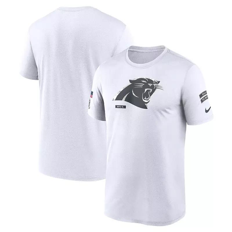 Men's Nike White Carolina Panthers 2024 Salute To Service Legend Performance T-Shirt, Size: Medium Product Image