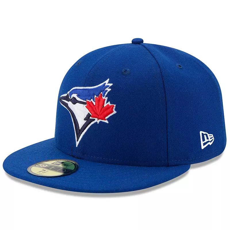 Men's New Era Royal Toronto Blue Jays Authentic Collection On Field 59FIFTY Fitted Hat, Size: 7 3/4, Jay Blue Product Image