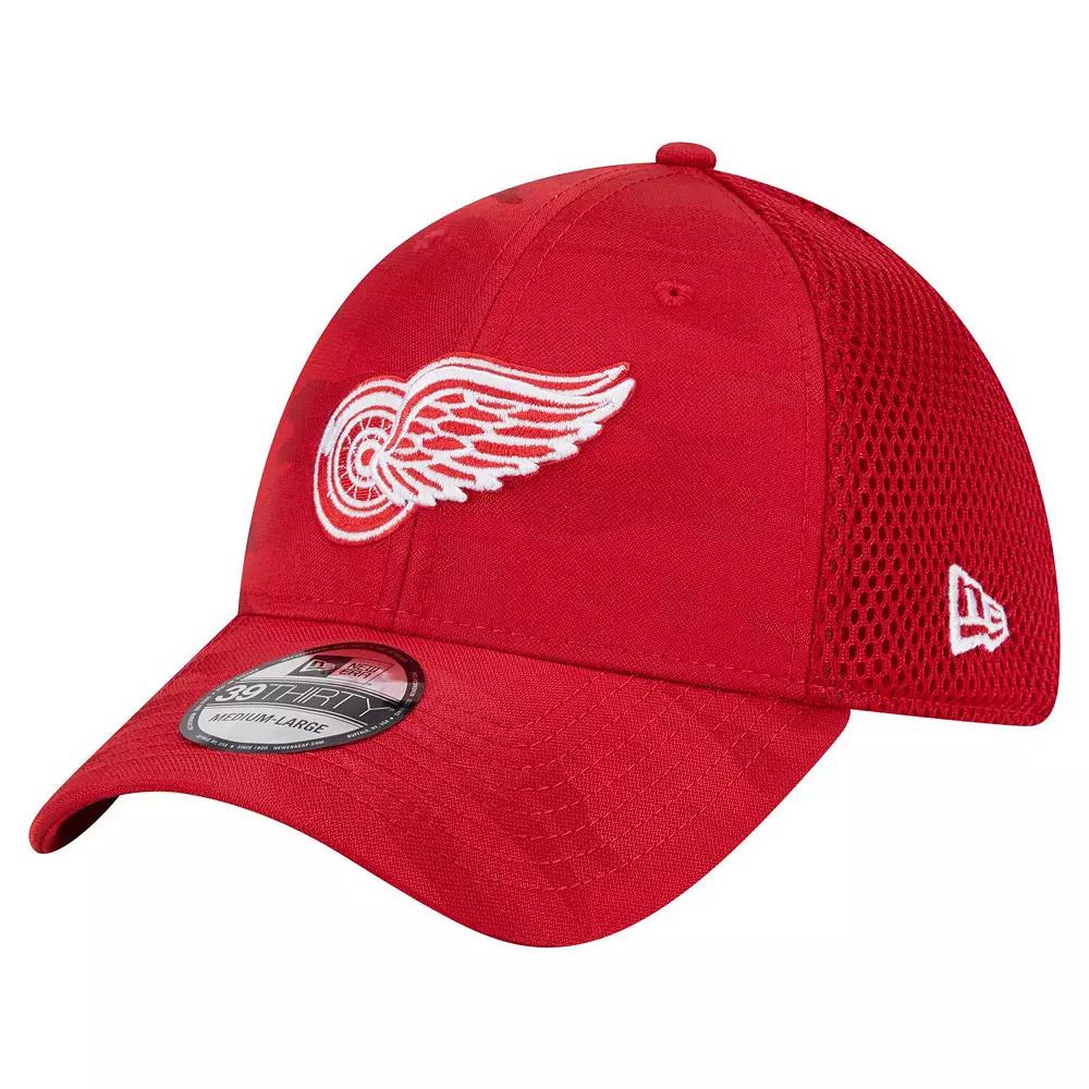 Men's New Era  Red Detroit Red Wings Active Subtle Camo 39THIRTY Flex Hat, Size: Medium/Large Product Image