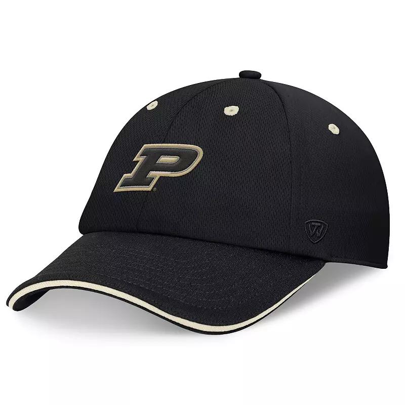 Men's Top of the World Black Purdue Boilermakers Release Adjustable Hat Product Image