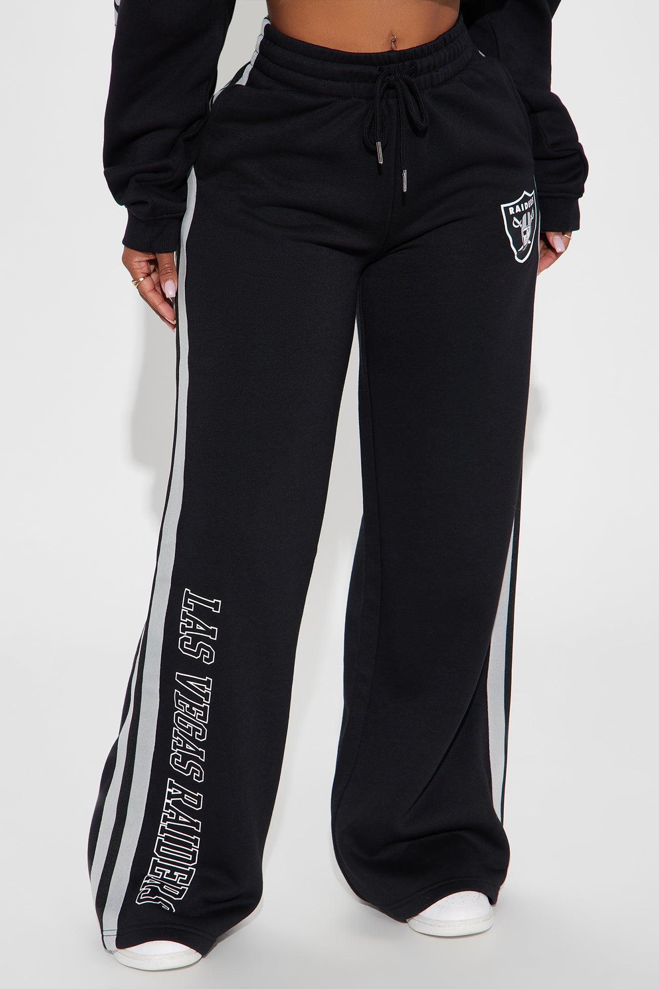 Raiders Second Half Come-Back Wide Leg Pant - Black Female Product Image