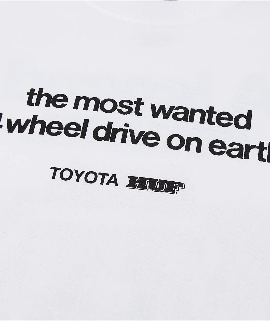 HUF x Toyota Legend Returns White T-Shirt Product Image