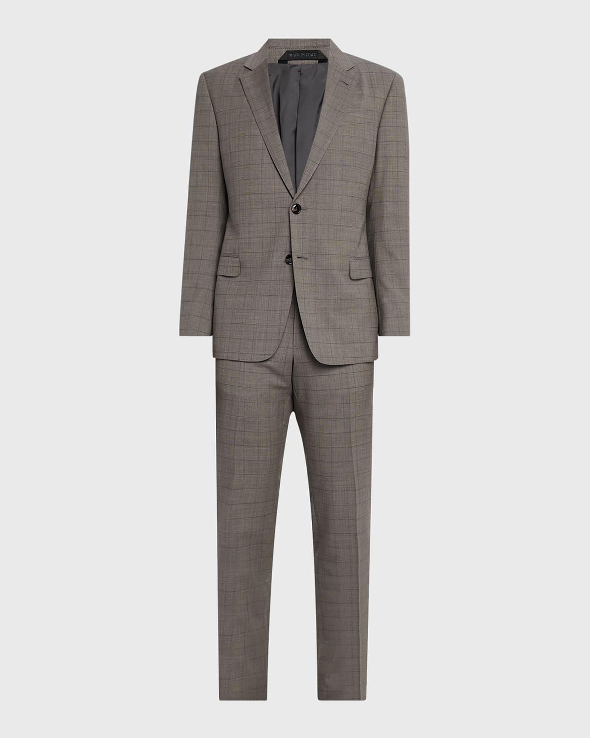 Men's Windowpane Suit Product Image