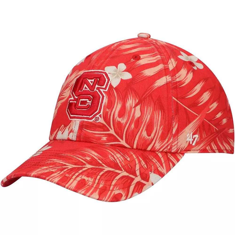 Men's '47 Red NC State Wolfpack Tropicalia Clean Up Adjustable Hat, Nst Red Product Image