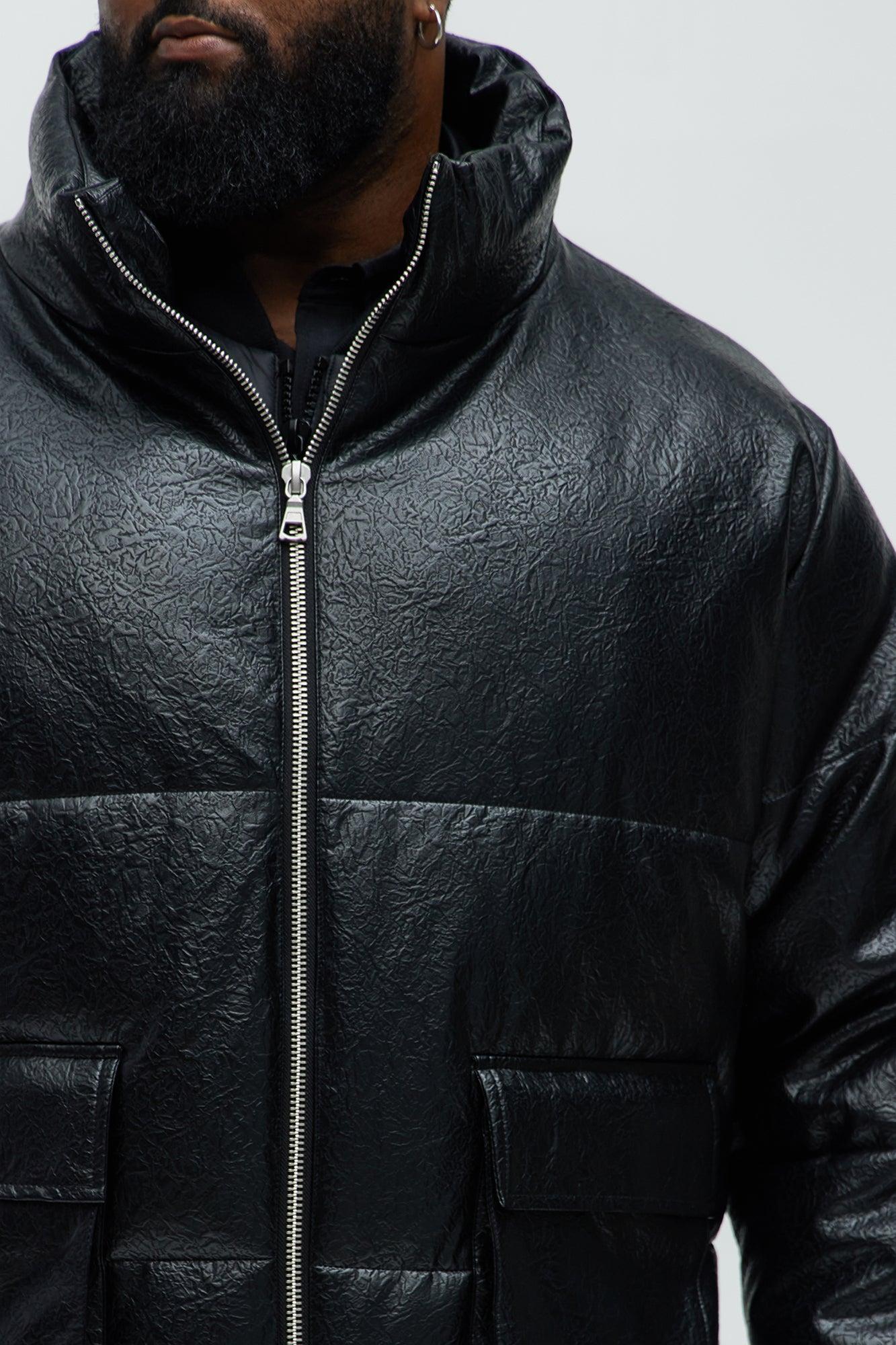 Stunt So Hard Puffer Jacket - Black Male Product Image