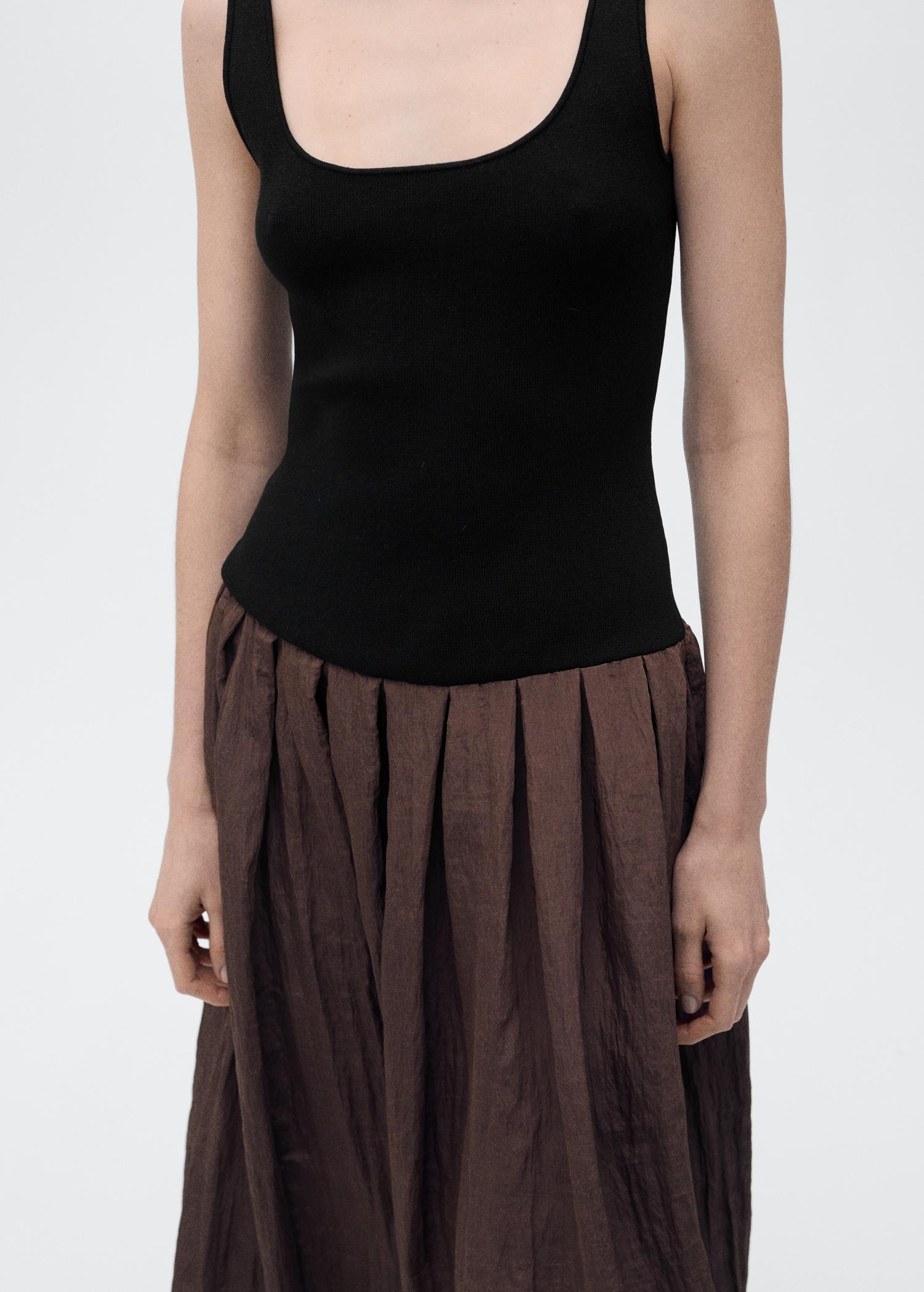 A-line dress - Women | MANGO USA Product Image