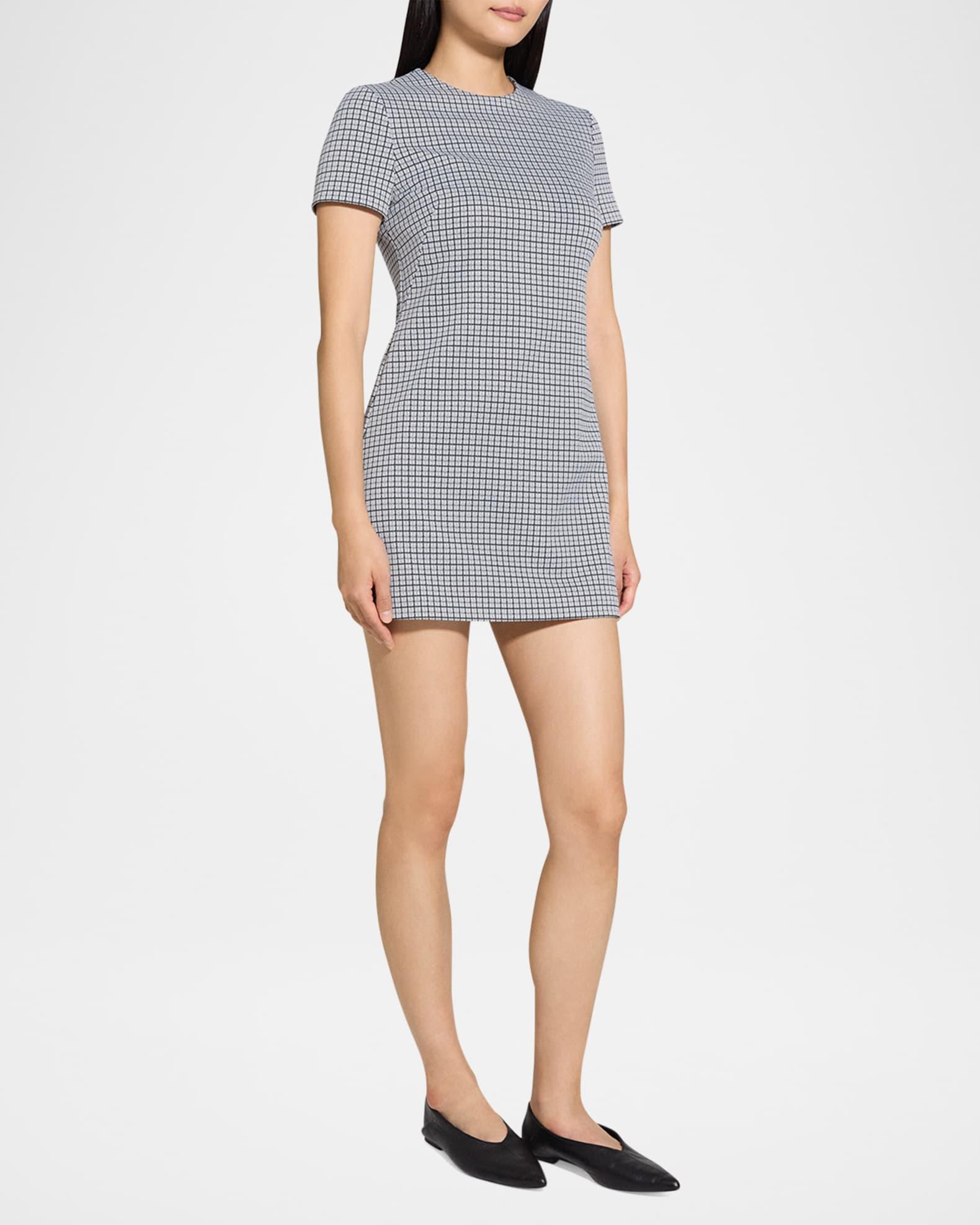 Short-Sleeve A-Line Mini Dress Product Image