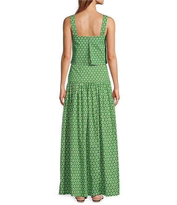 Antonio Melani x Style by Simkins Charlotte Printed Poplin Top & Skirt Set Product Image