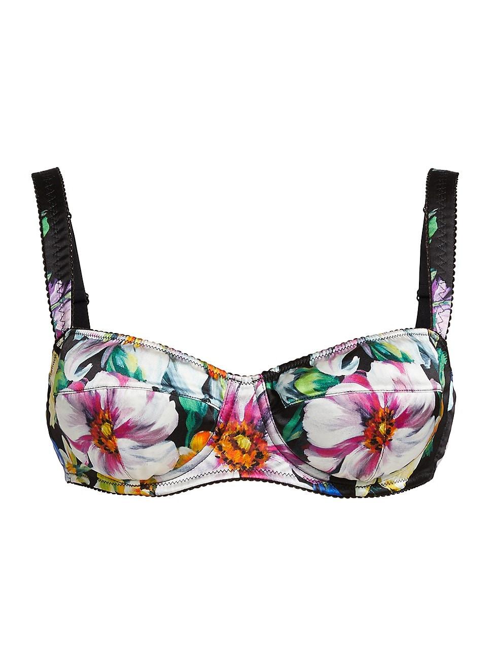 Womens Balconette Rose Print Bra Product Image