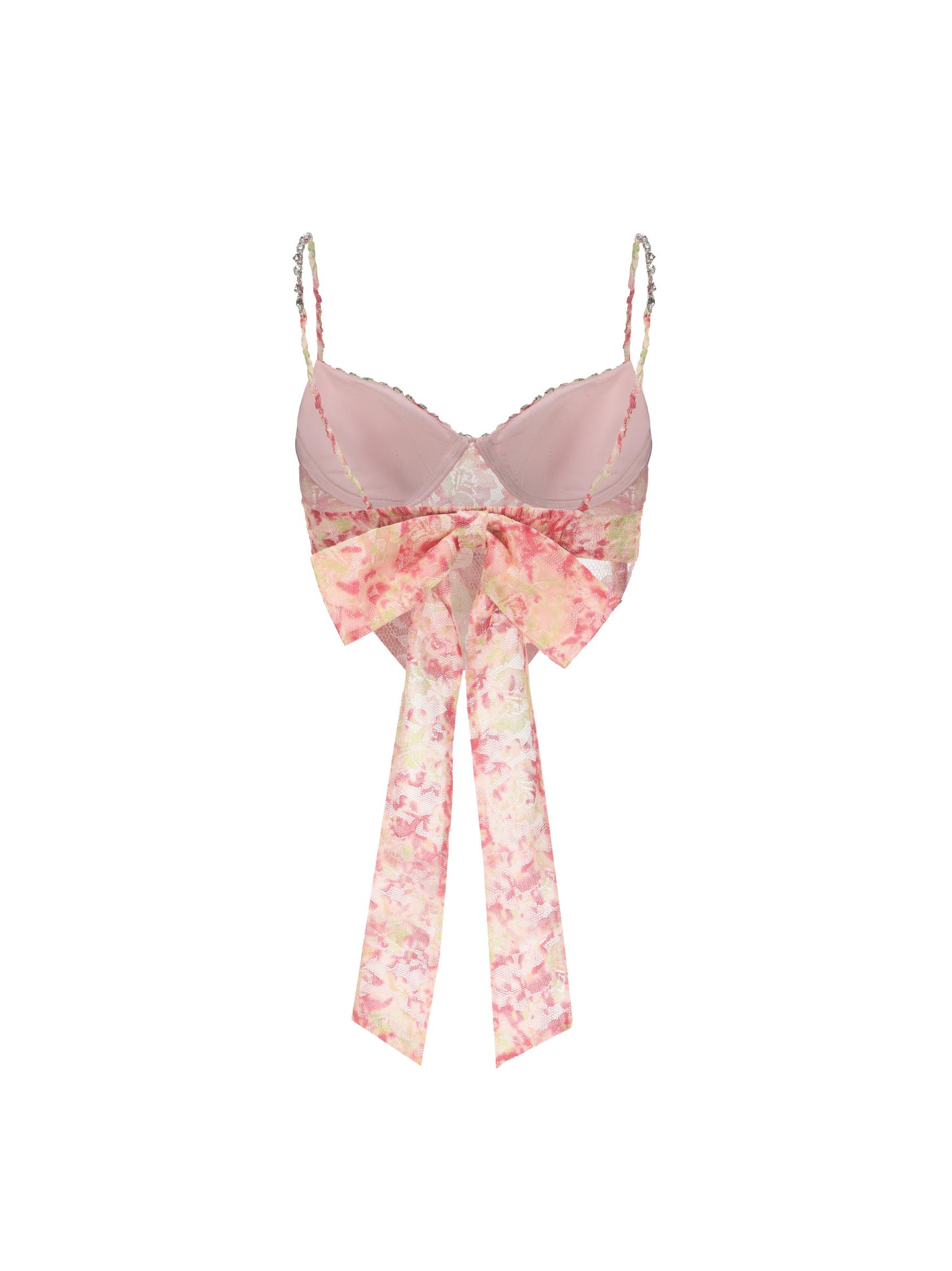 Mia Lace Top (Pink)  (Final Sale) Product Image