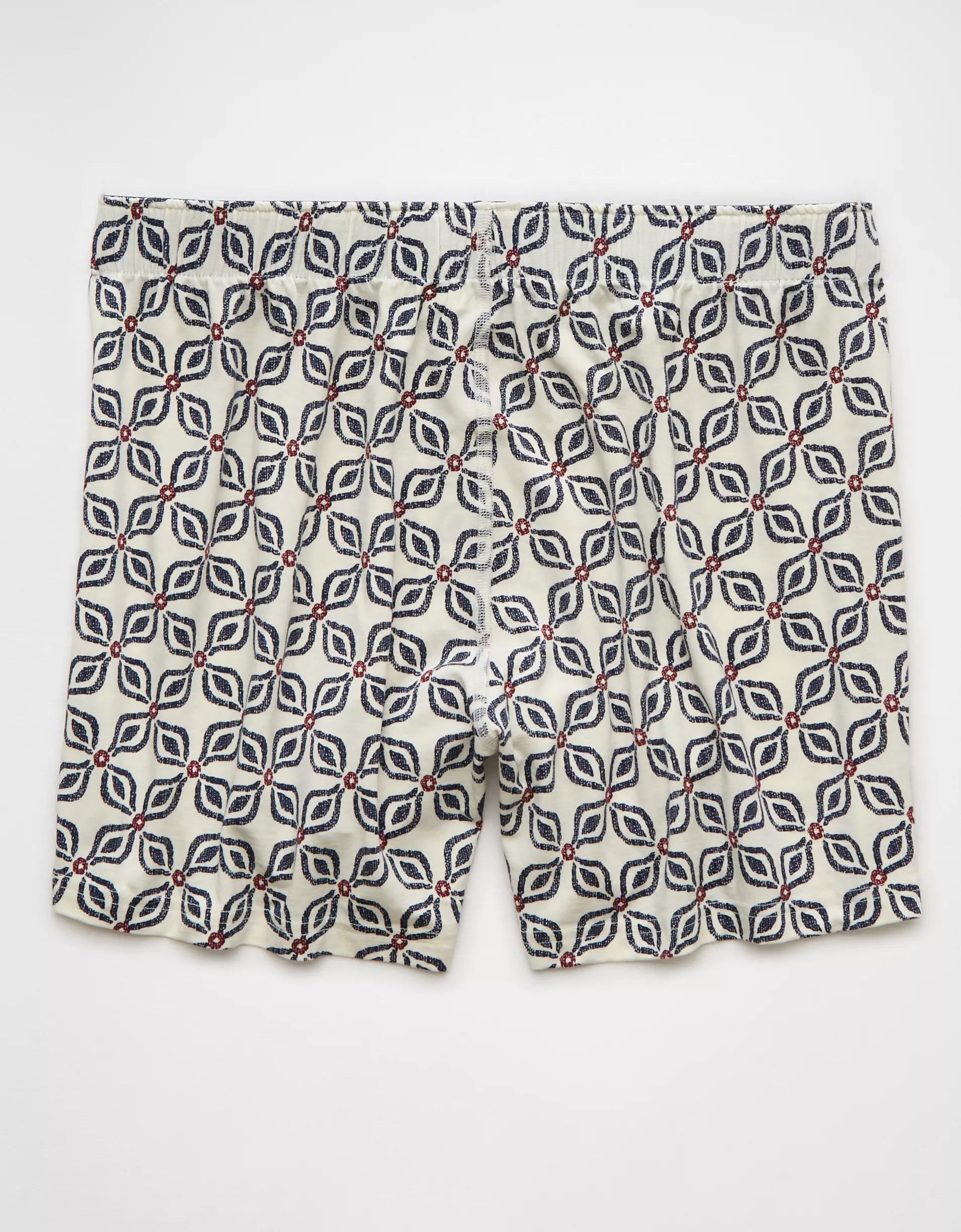 AEO Men's Printed Slim Knit Ultra Soft Boxer Short Product Image
