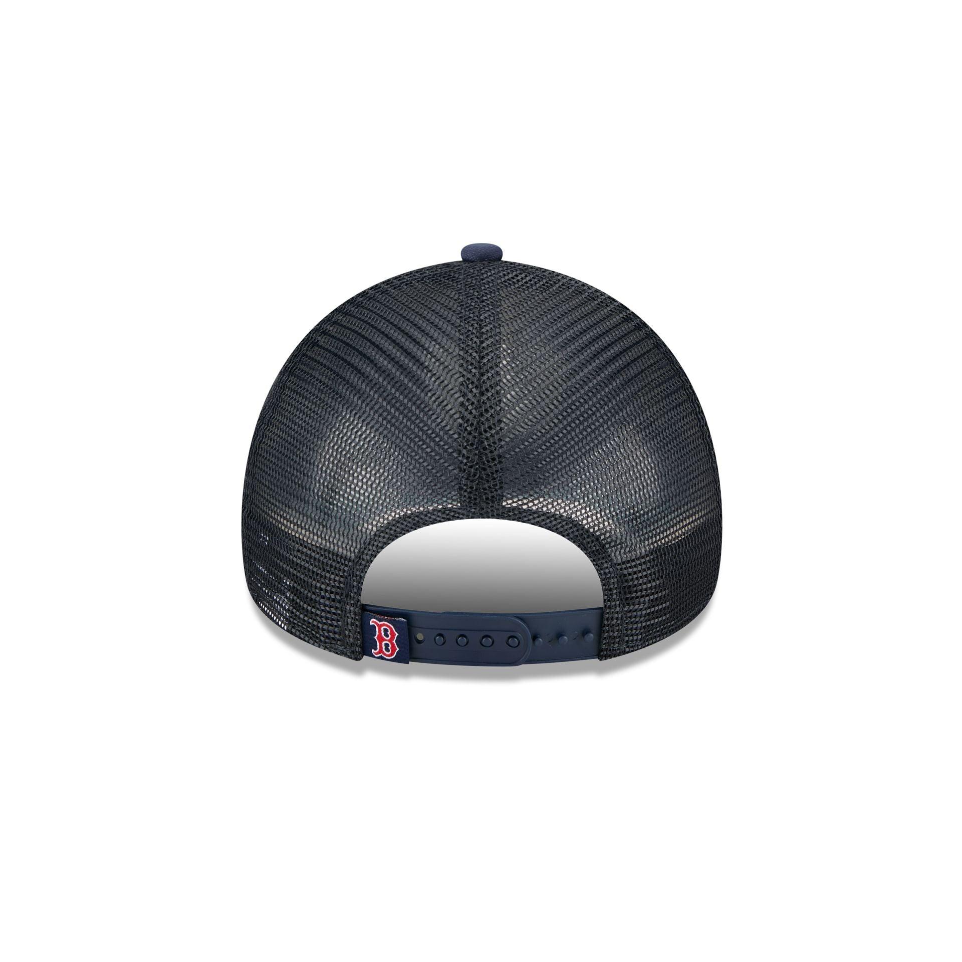 Boston Red Sox Distressed 9FORTY A-Frame Trucker Hat Male Product Image