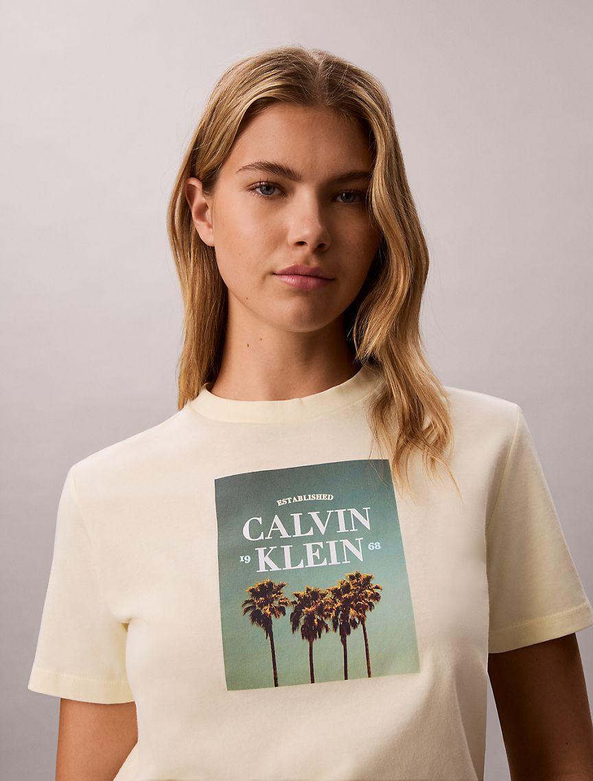 Palm Tree Logo Graphic T-Shirt Product Image