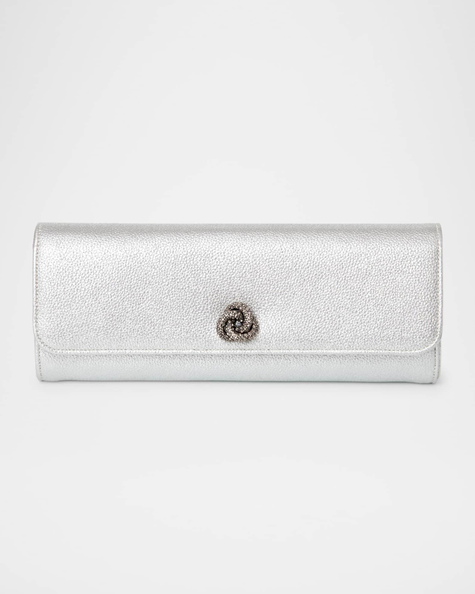 Robbie Mini Flap Metallic Clutch Bag Product Image