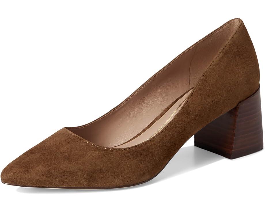 Lanette Suede Block-Heel Pumps Product Image