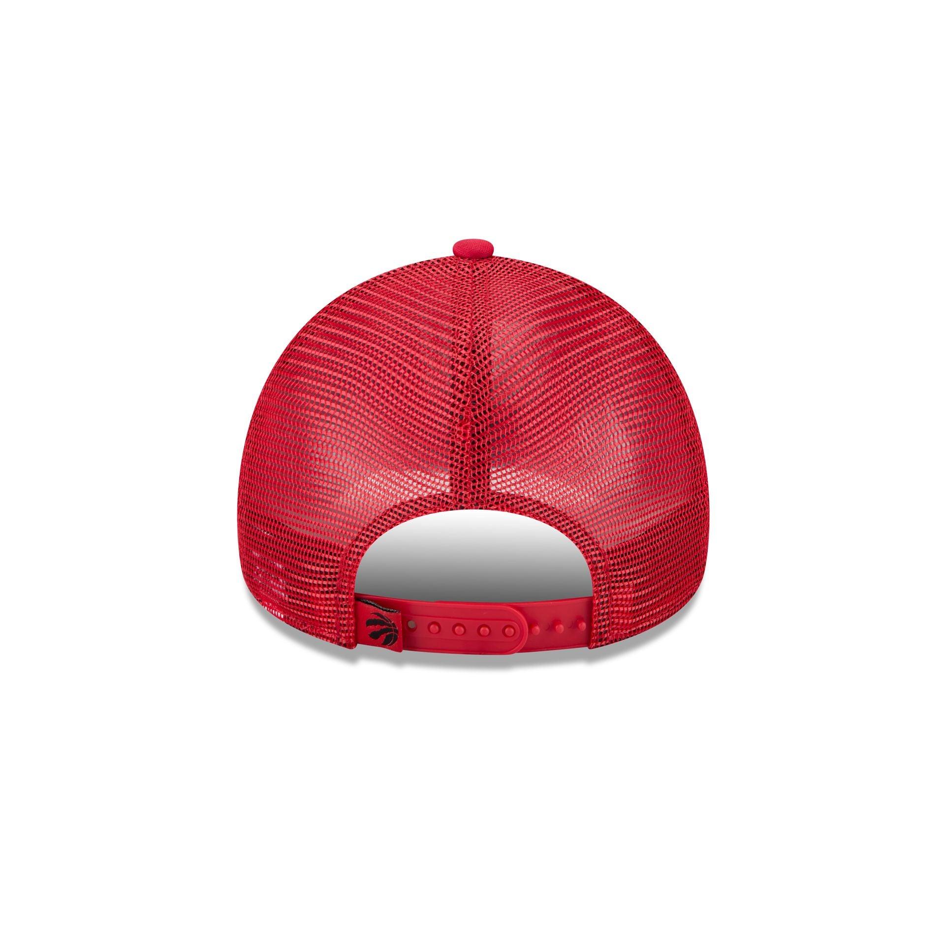 Toronto Raptors Distressed 9FORTY A-Frame Trucker Hat Male Product Image