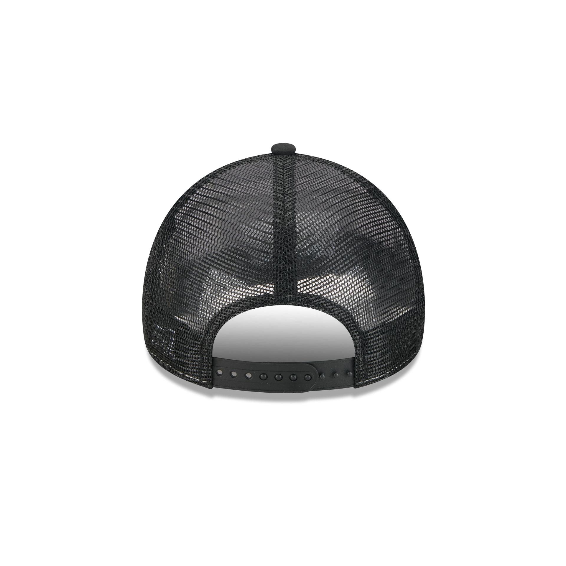 LIV Golf White 9FORTY A-Frame Trucker Hat Male Product Image