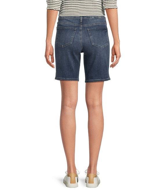 NYDJ Ella Straight Side Slit Denim Shorts Product Image