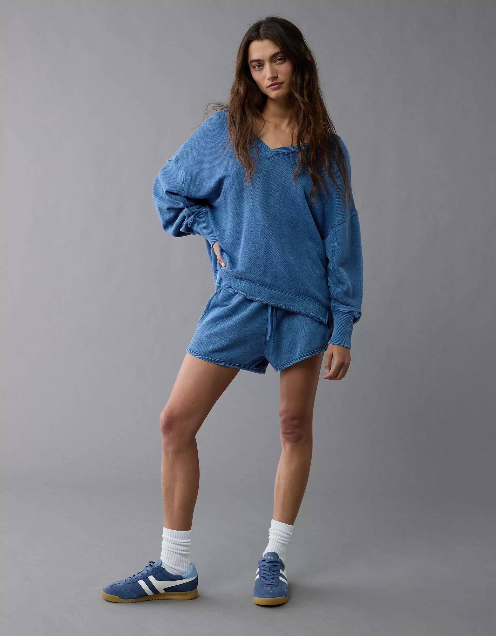 AE Saltwash Double V-Neck Sweatshirt Product Image