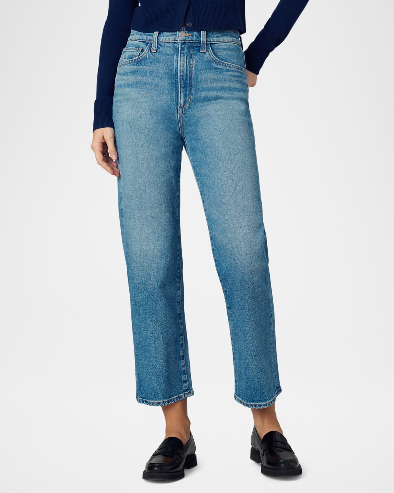 The Margot Crop Straight Jeans Product Image