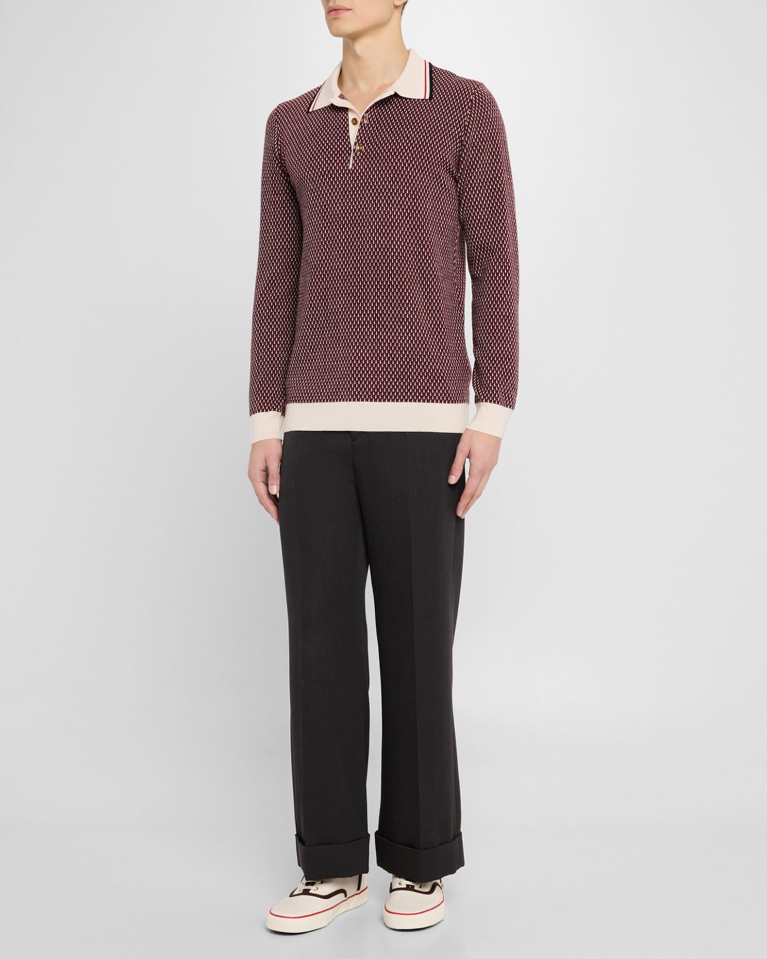 Men's Nojoke Canvas Leather VLogo Low-Top Sneakers Product Image