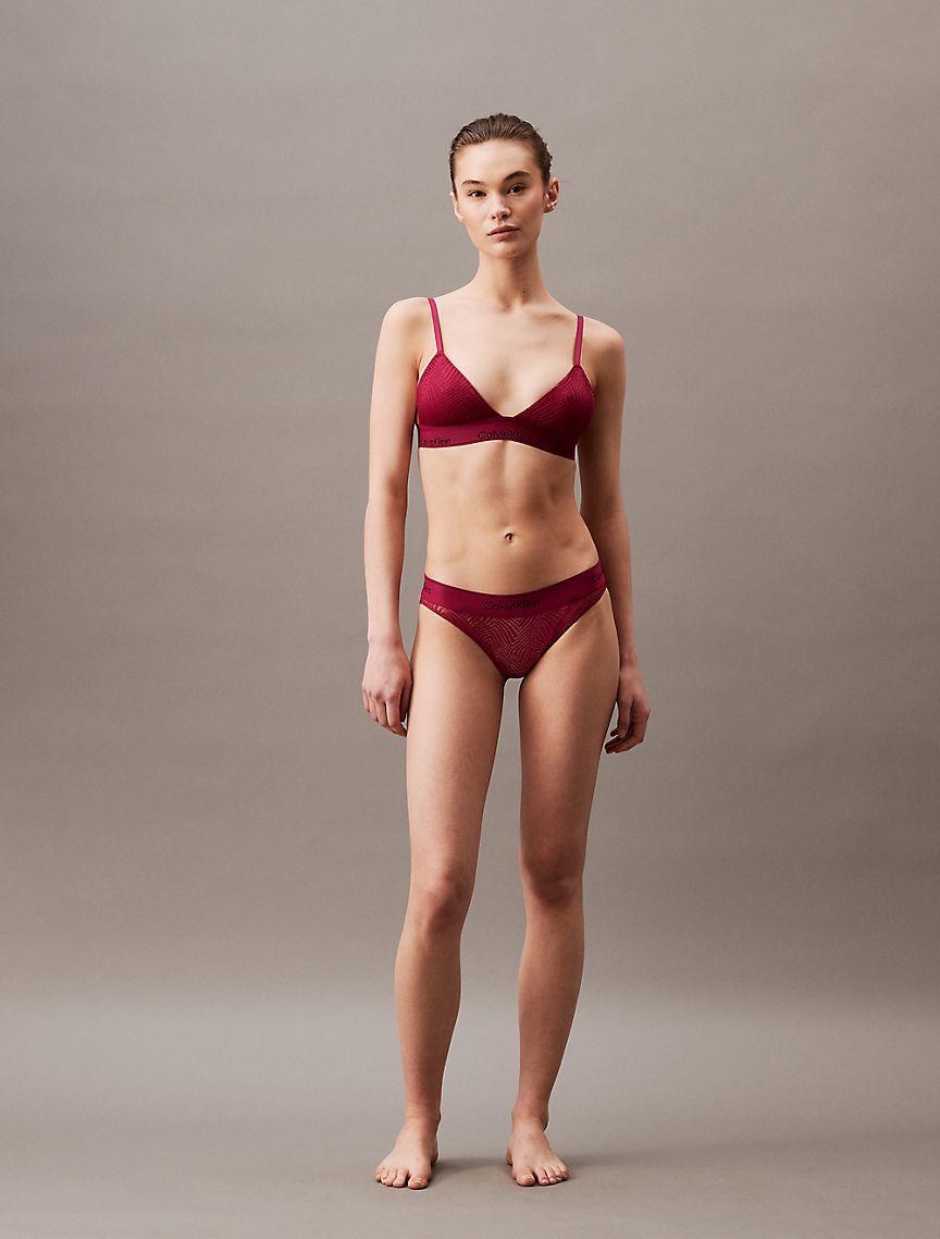 Modern Lace Lightly Lined Triangle Bralette Product Image