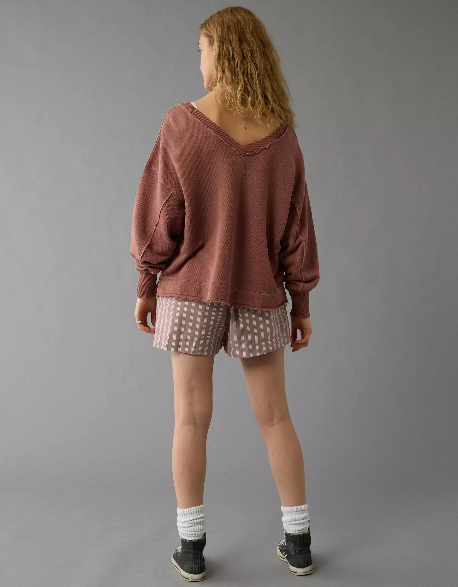 AE Saltwash Double V-Neck Sweatshirt Product Image