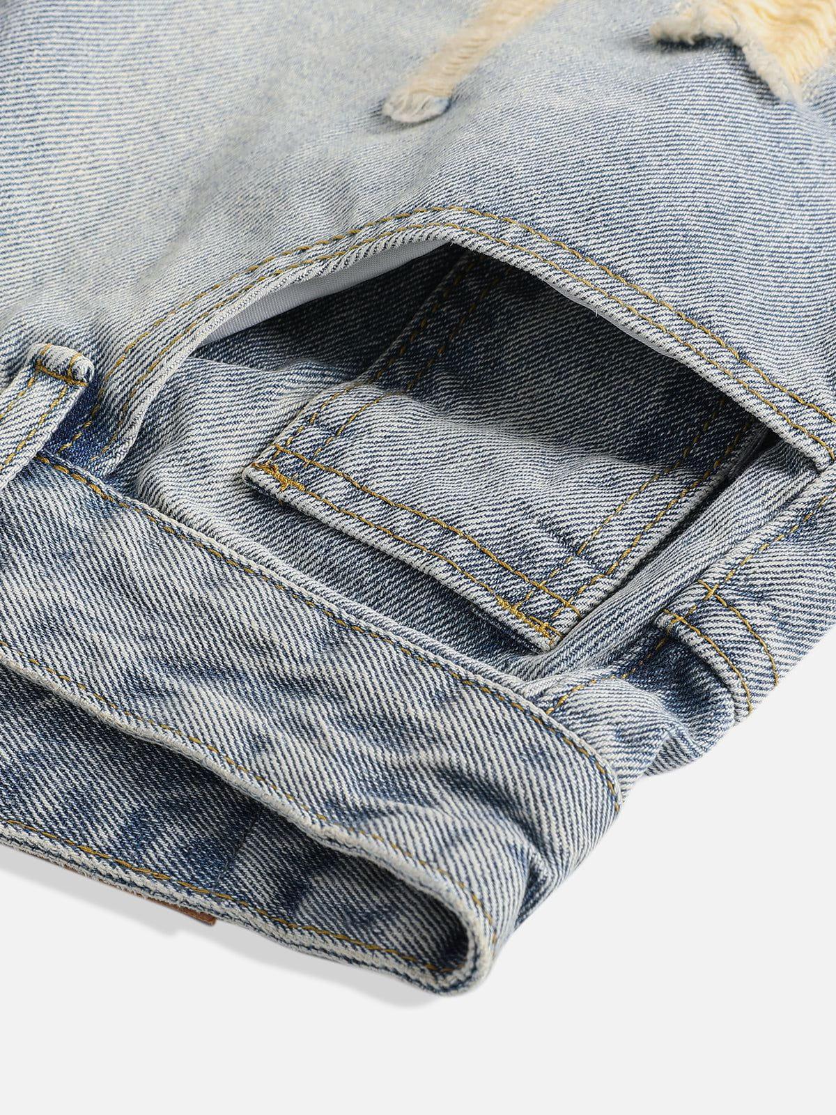 Aelfric Eden Distressed Baggy Longline Jorts Product Image