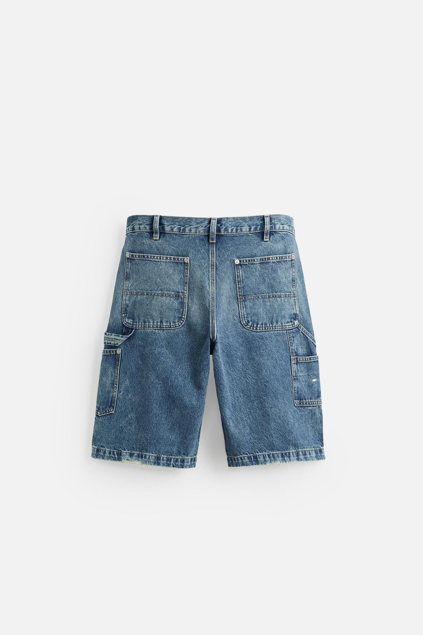 BAGGY FIT CARPENTER POCKET BERMUDA SHORTS Product Image