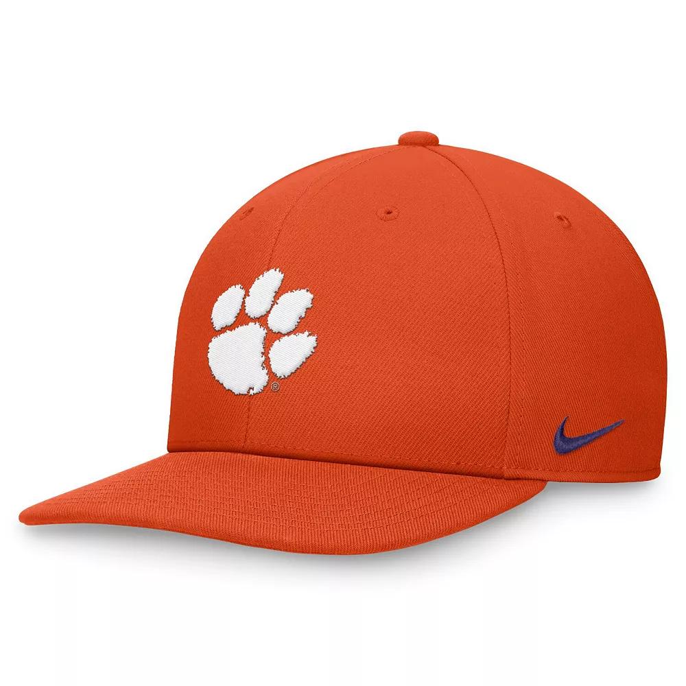 Men's Nike Orange Clemson Tigers On-Field Pro Bill Snapback Hat,  Product Image