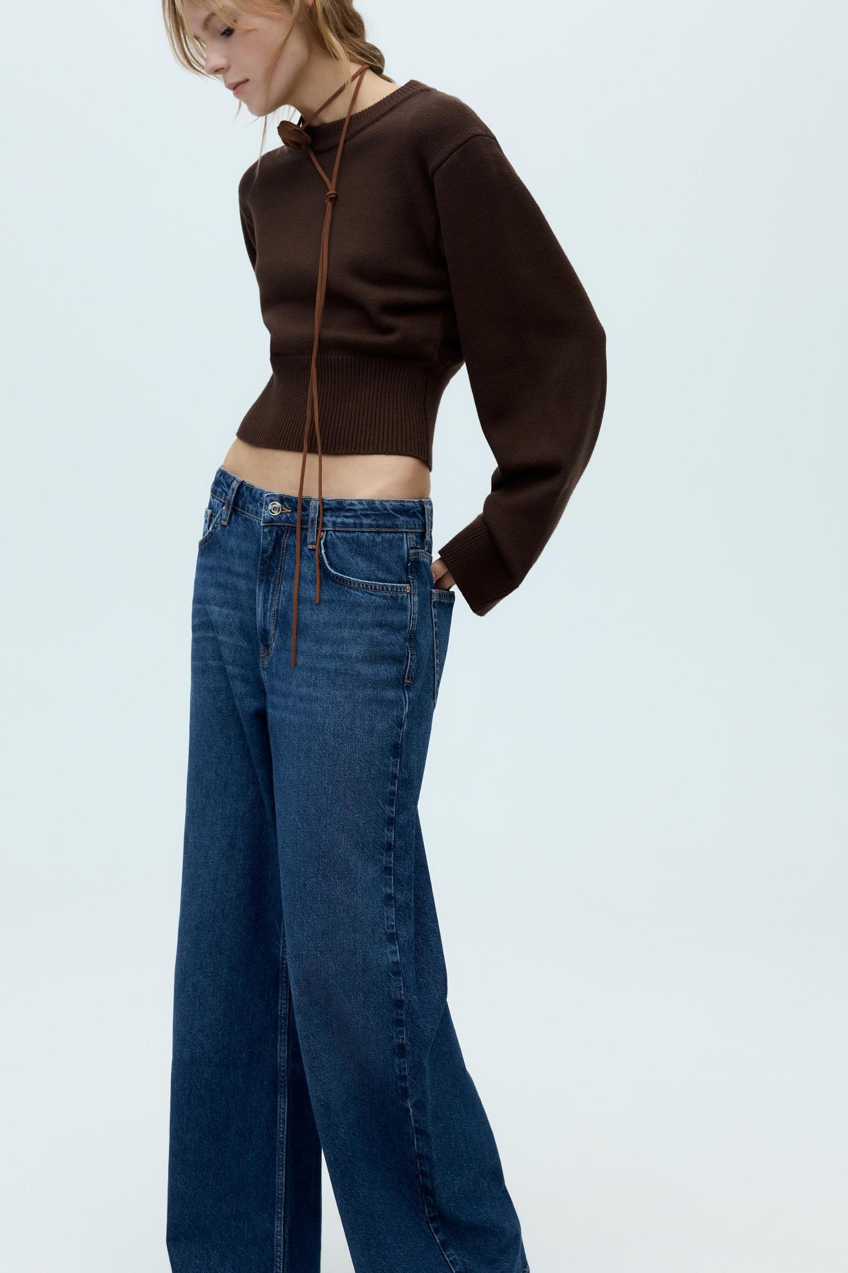 BASIC KNIT WIDE SLEEVE SWEATER Product Image