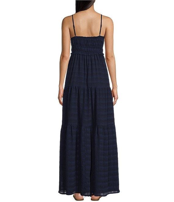 Evolutionary Sleeveless Spaghetti Strap Emma Tier Dress Product Image