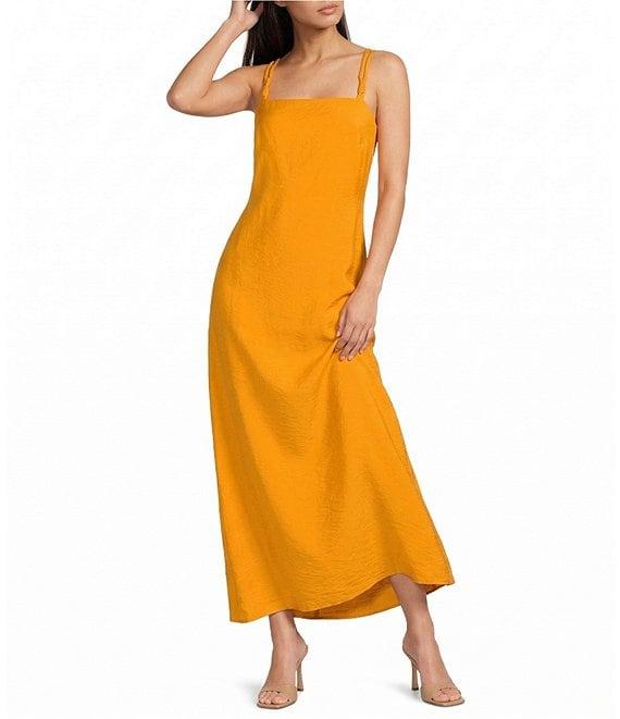 Antonio Melani Isabella Square Neck Sleeveless A-Line Midi Dress Product Image