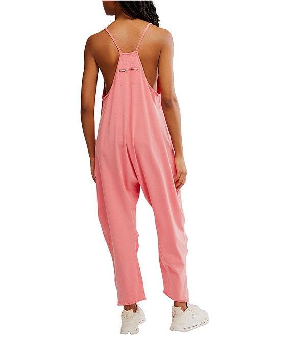 Free People FP Movement Sleeveless Scoop Neck Ankle Length Patch Pocket Hot Shot Onesie Product Image