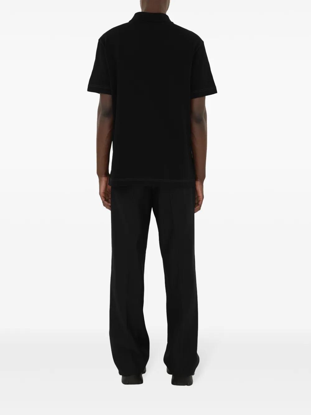 logo-embroidered cotton polo shirt Product Image