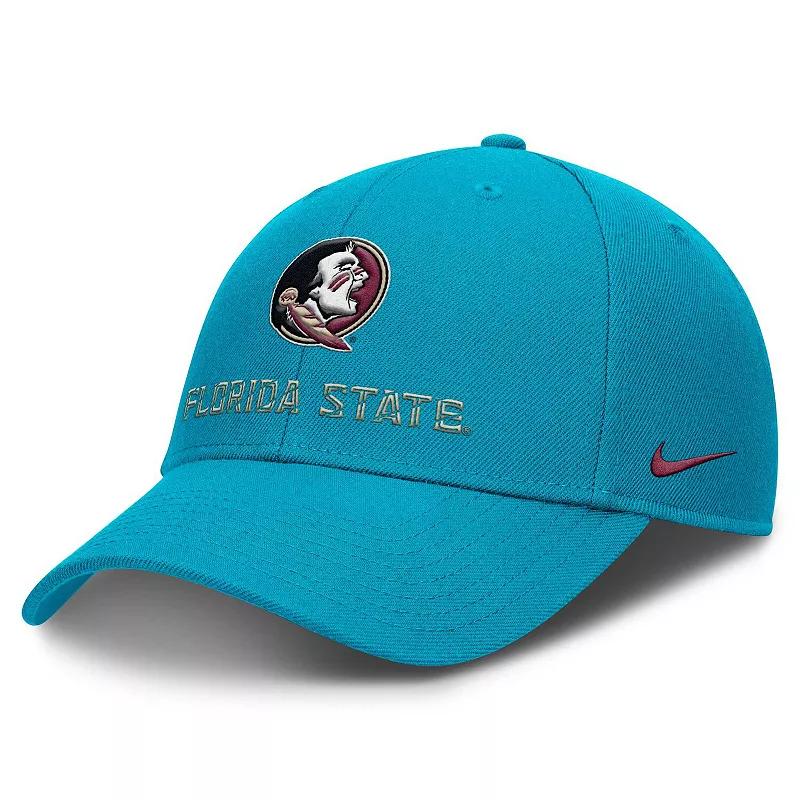 Men's Nike Turquoise Florida State Seminoles Rise Adjustable Hat, Turquoise A Product Image