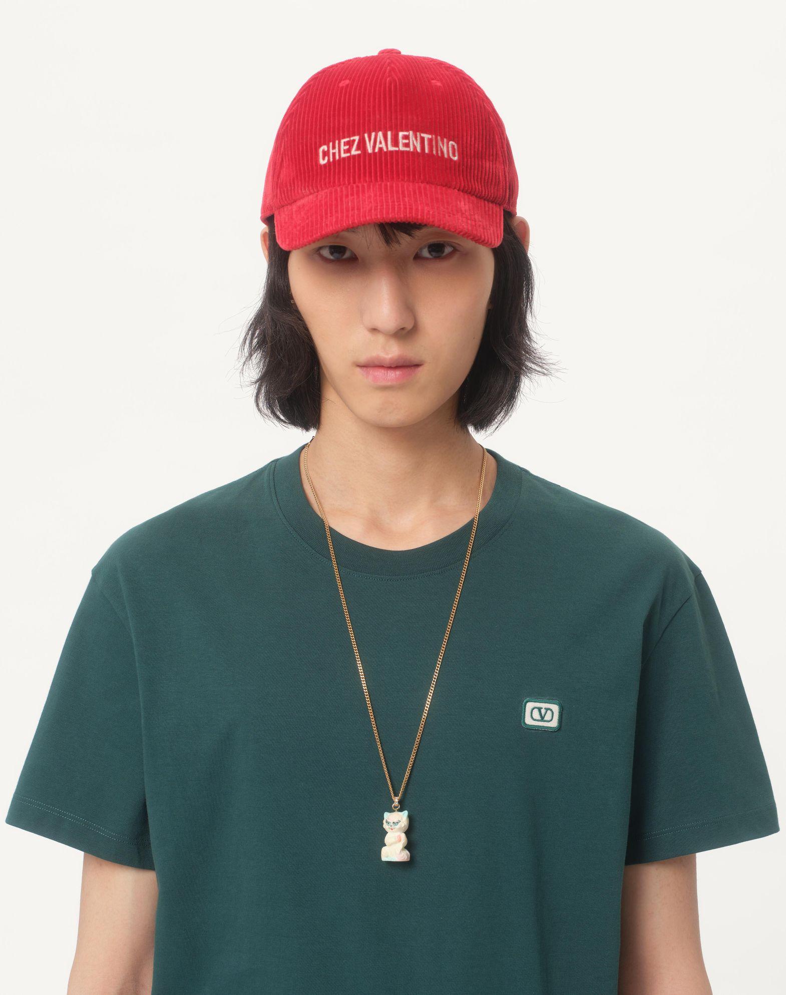 Cotton T-Shirt With Vlogo Patch Product Image