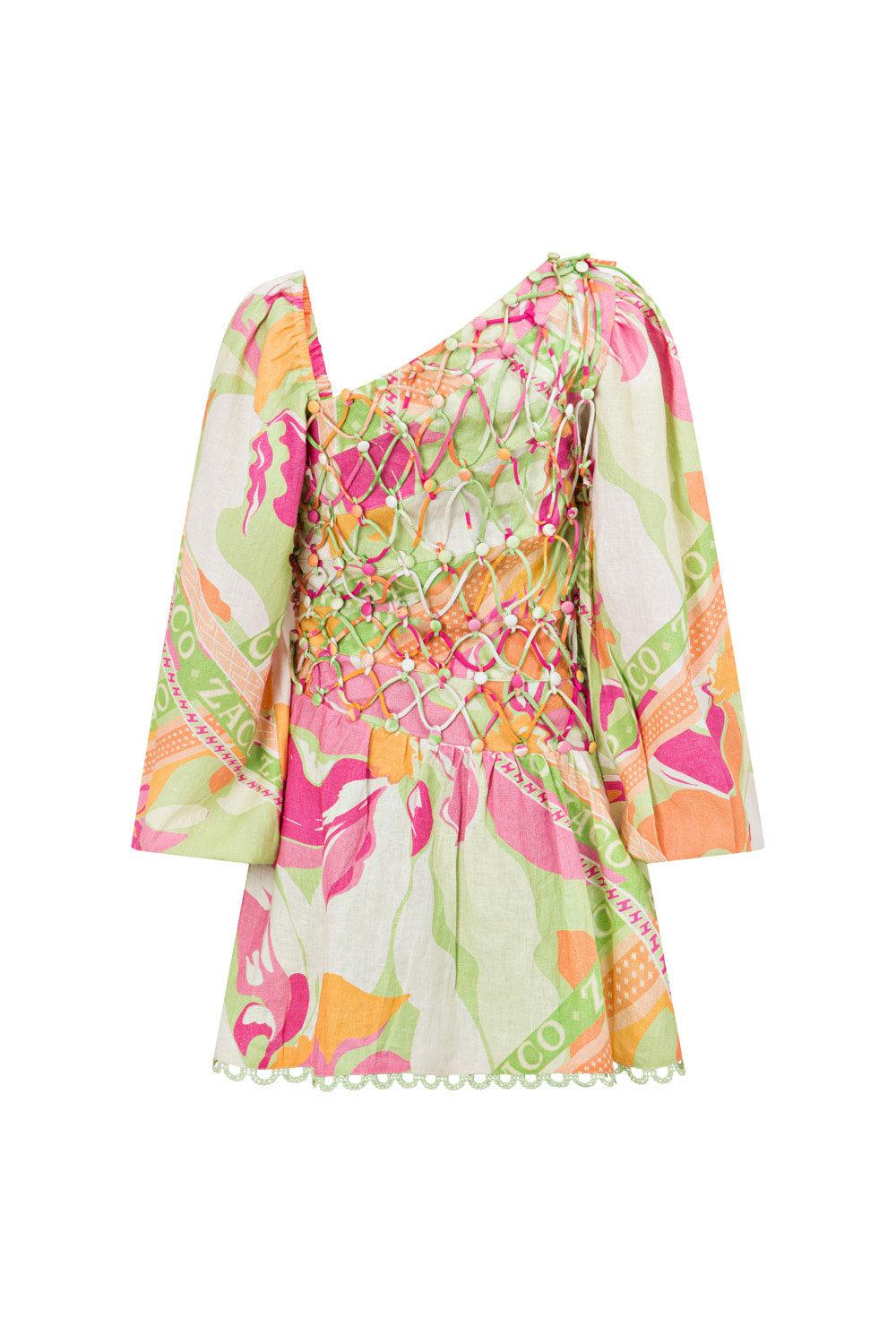 Allegra Lace Up Dress - Calista Spring Product Image