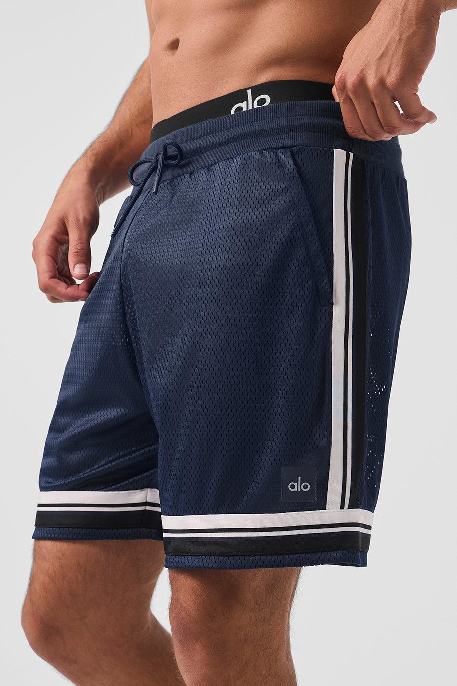 7" Key Mesh Basketball Short - Navy Product Image