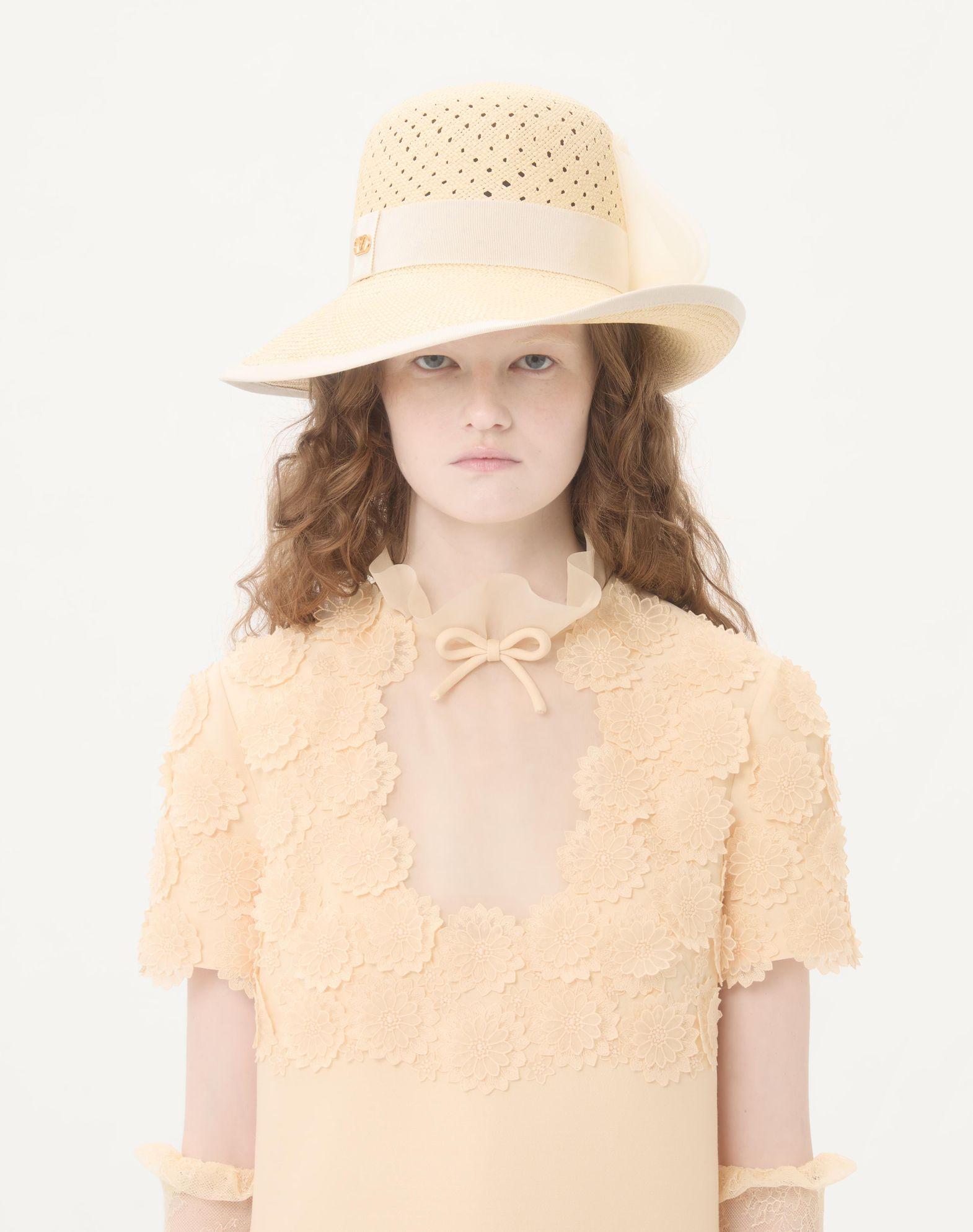 Embroidered Crepe Couture Short Dress Product Image