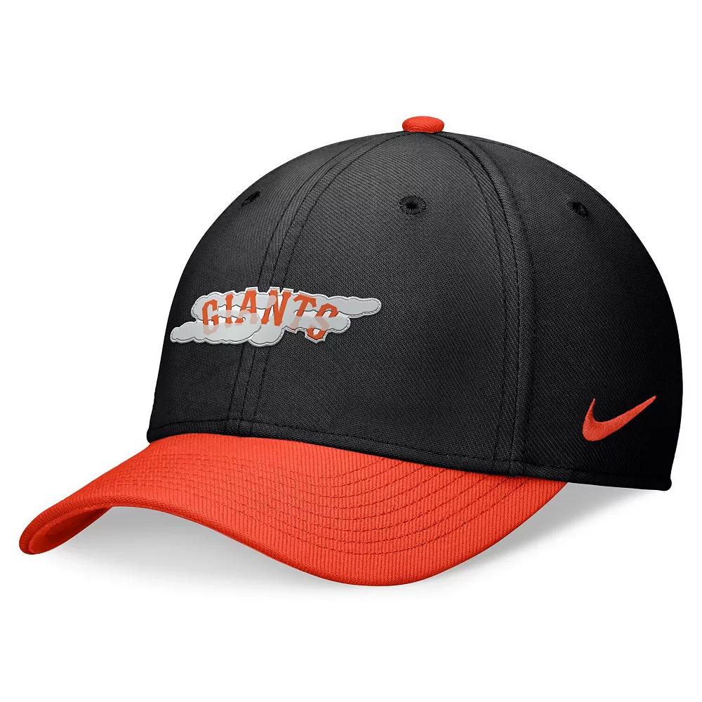 Men's Nike Black/Orange San Francisco Giants 2024 City Connect Swoosh Flex Hat, Size: Large/XL Product Image