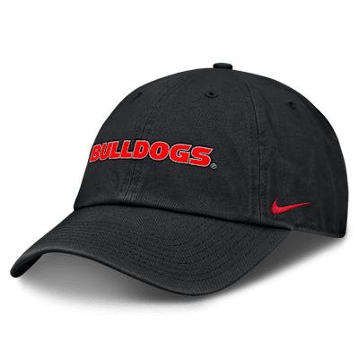 Georgia Bulldogs Core Club Mascot Wordmark Men's Nike College Adjustable Hat Product Image