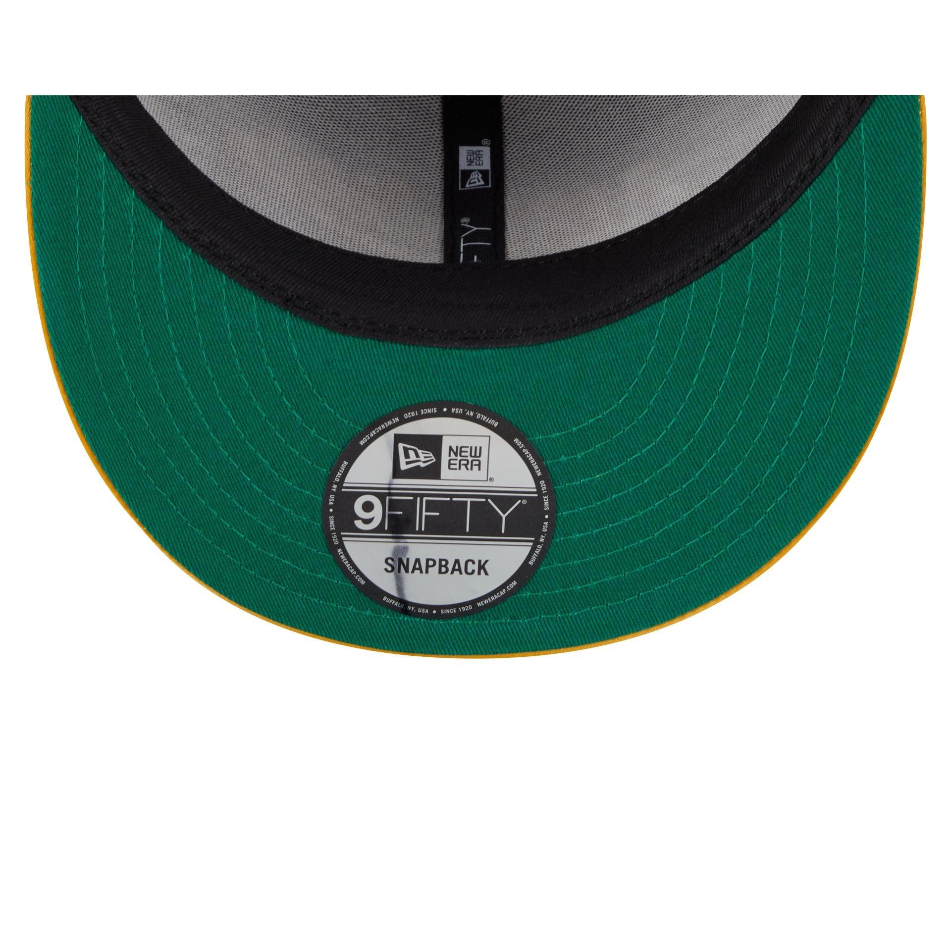 Athletics Satin Pin 9FIFTY Snapback Hat Male Product Image