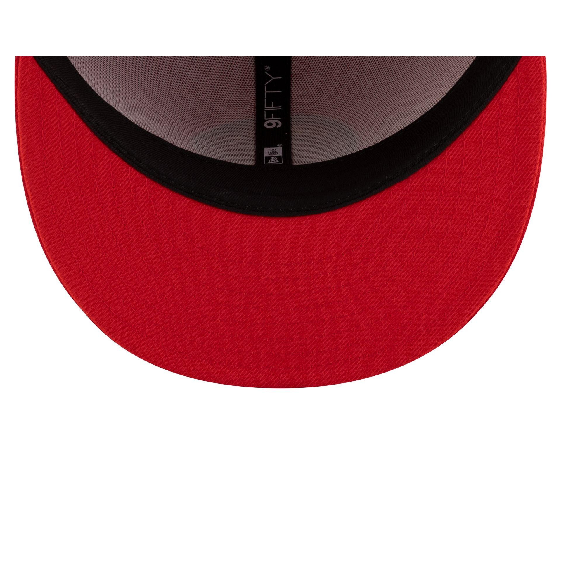 Indiana Fever Caitlin Clark Red Logo 9FIFTY Snapback Hat Male Product Image