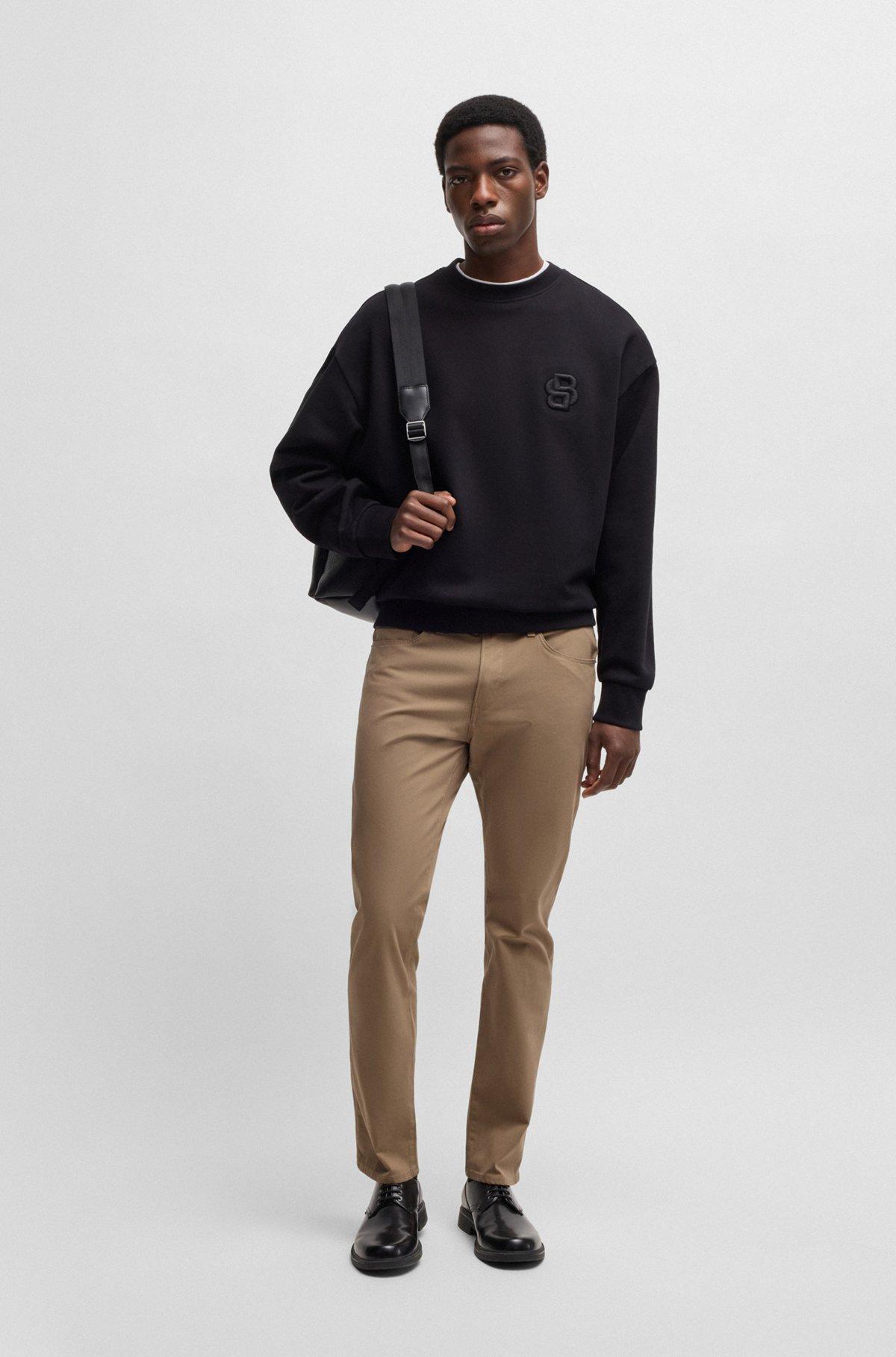 Delaware slim-fit trousers in performance-stretch fabric Product Image