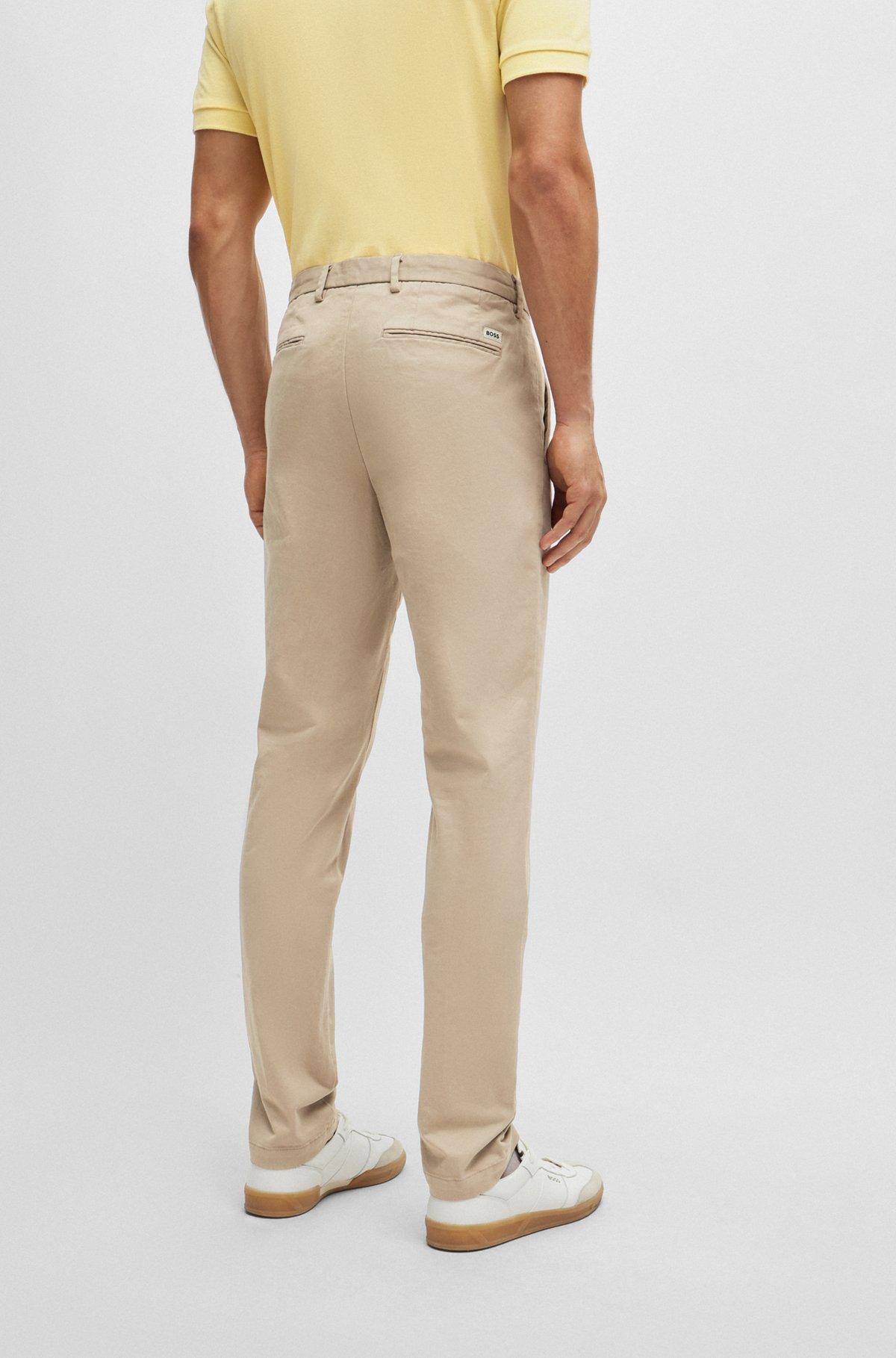 Slim-fit chinos in stretch-cotton gabardine Product Image