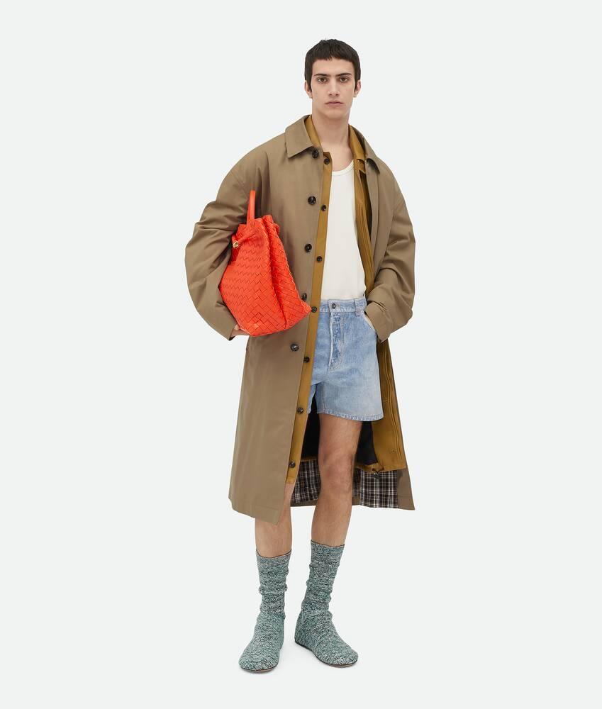 Men's Light Cotton Twill Trench Coat in Desert taupe Product Image