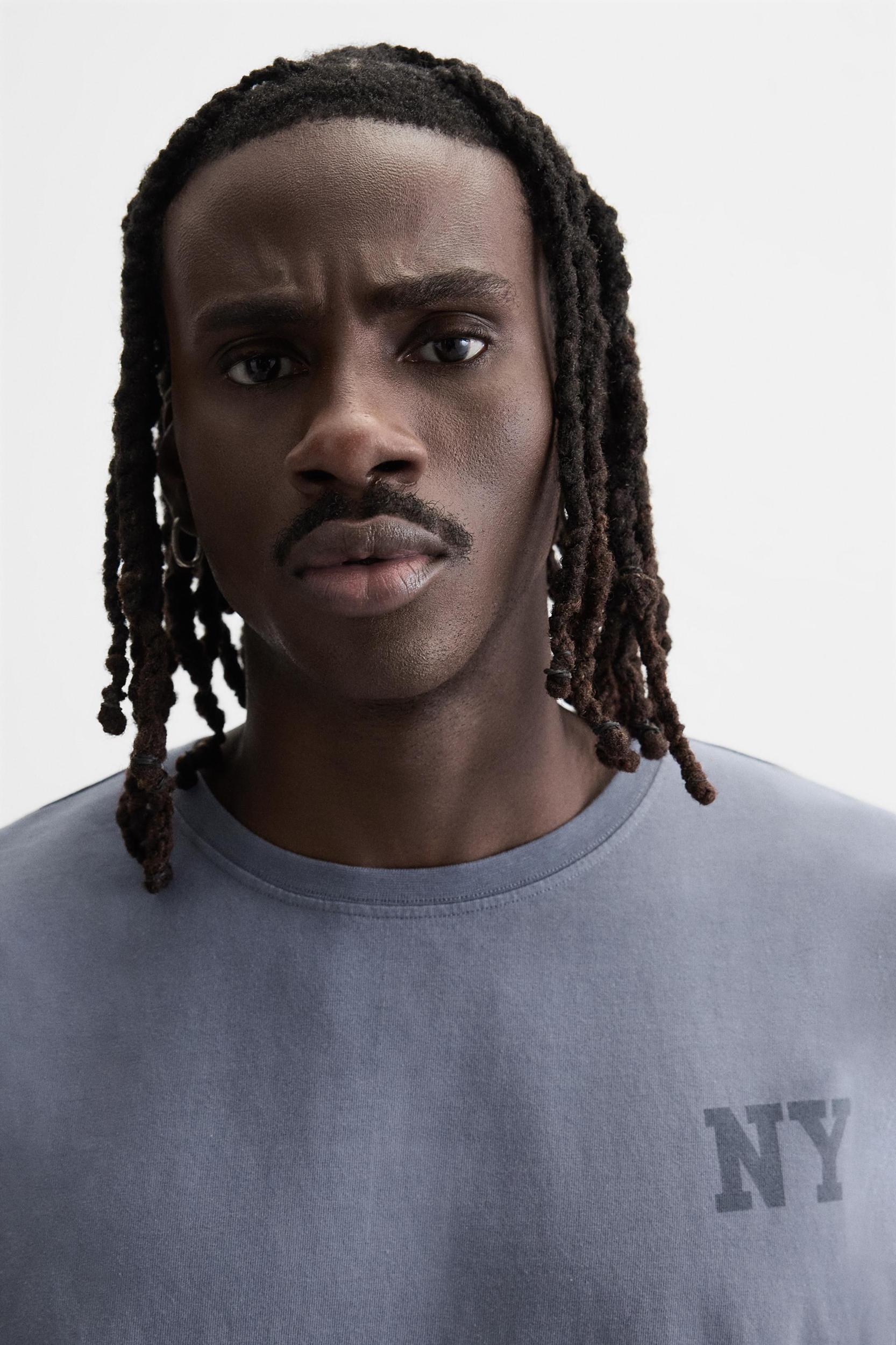 WASHED TEXT T-SHIRT Product Image