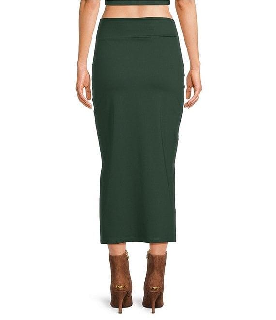 Susana Monaco High Rise High Slit Coordinating Midi Skirt Product Image